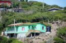 St. Vincent / Grenadines   2015: Colorful house in Clifton Harbour  -  Union Island  -  05.10.2015  -  Grenadines